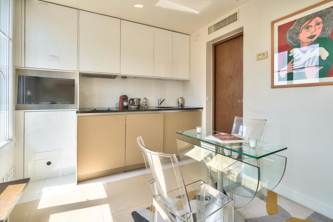 Designed Studio With Ac-Terrasse Vue Tour Eiffel Paris Ngoại thất bức ảnh