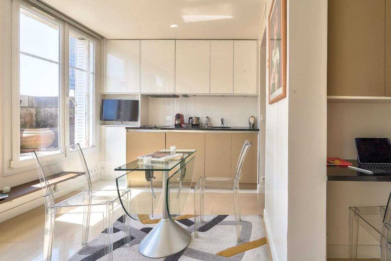 Designed Studio With Ac-Terrasse Vue Tour Eiffel Paris Ngoại thất bức ảnh