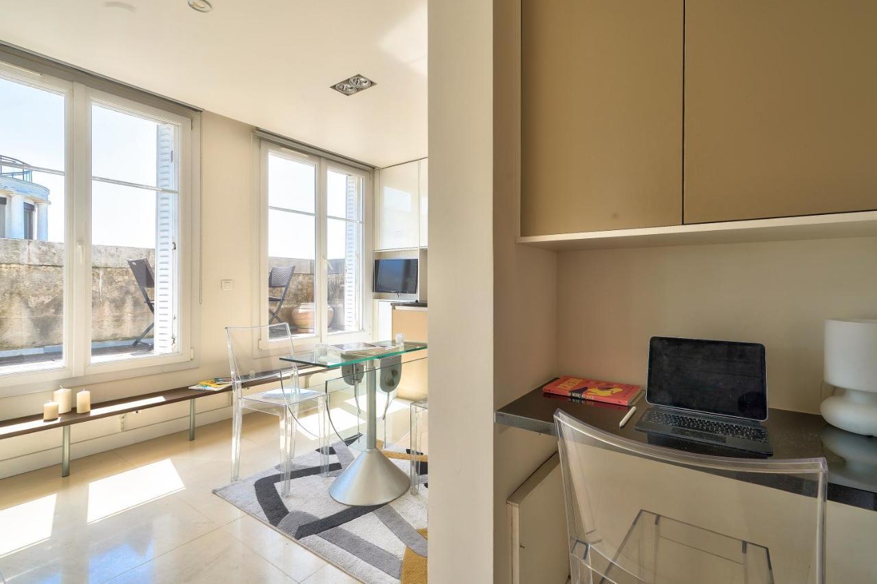 Designed Studio With Ac-Terrasse Vue Tour Eiffel Paris Ngoại thất bức ảnh